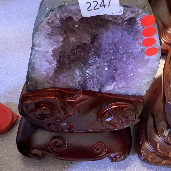 紫晶摆件未镶嵌成**运摆件2247