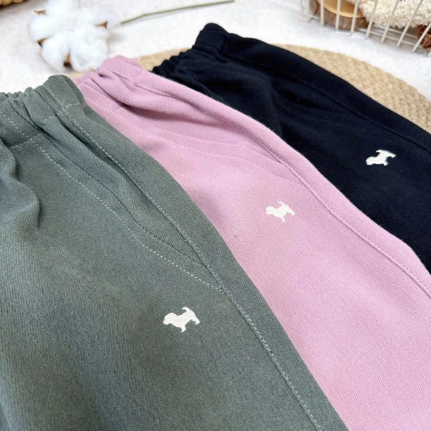 2335斜纹棉出口裤子男童女童裤子