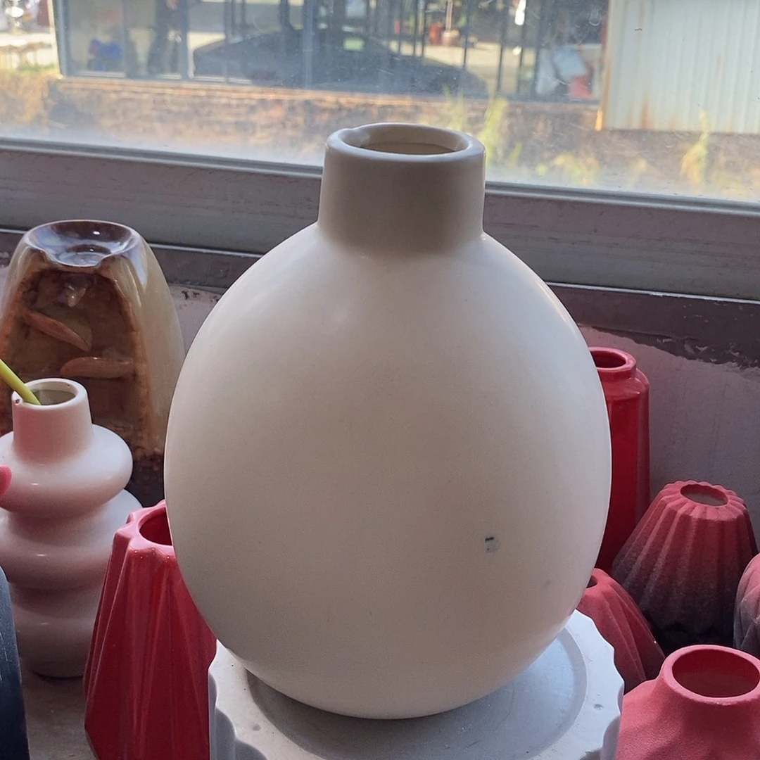杯子水培陶盆无孔 瑕疵介意勿拍