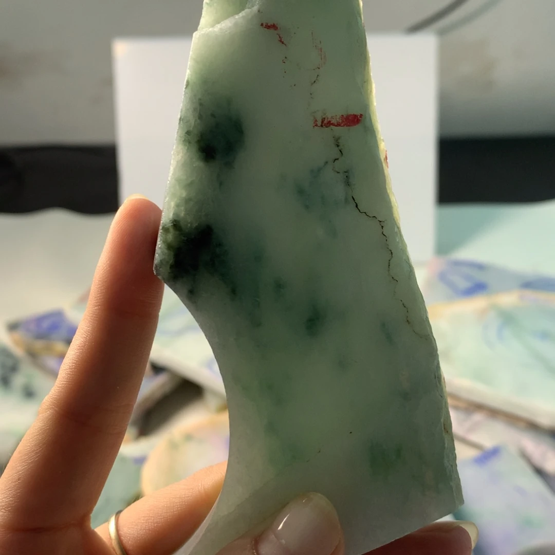 孤***狼翡翠散珠翡翠边角