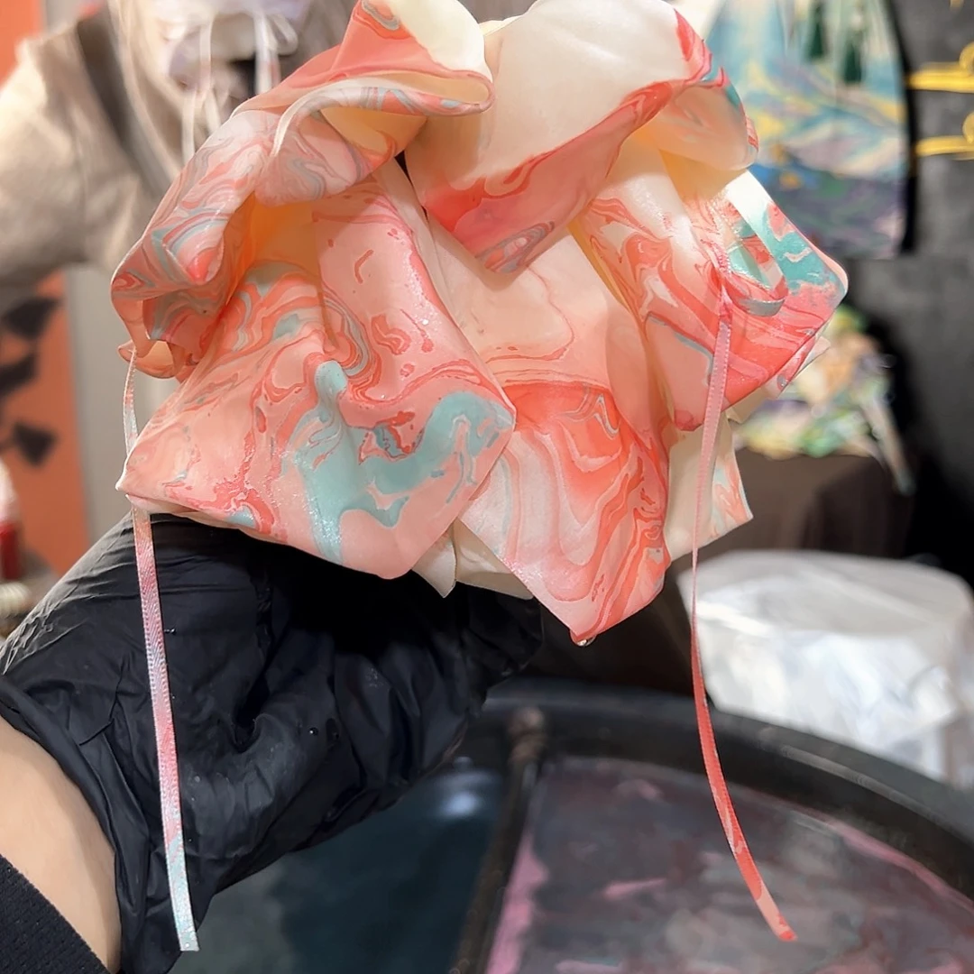 120蝴蝶抓夹月季红