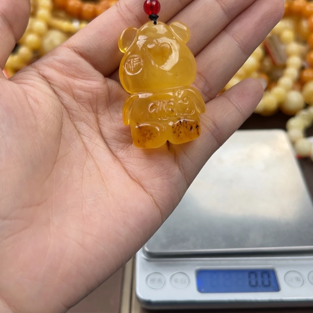 琥珀未镶嵌珠宝奇石