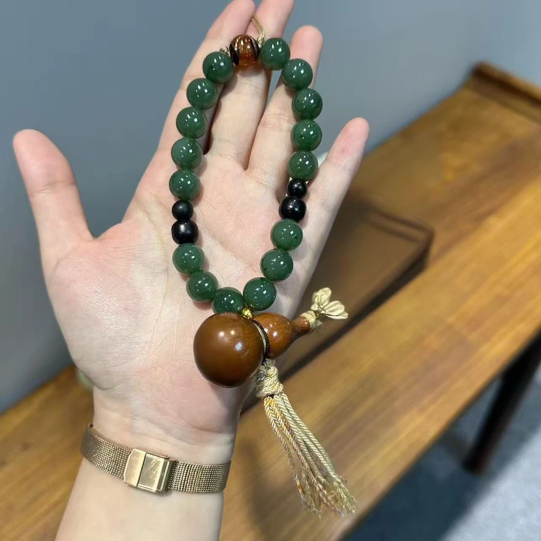 【香掌柜】24小时不间断主动能量和田玉手持【发一件】