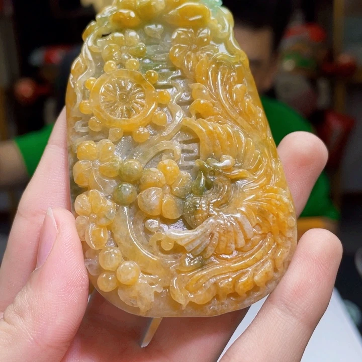 翡翠未镶嵌吊坠(不含链)S09