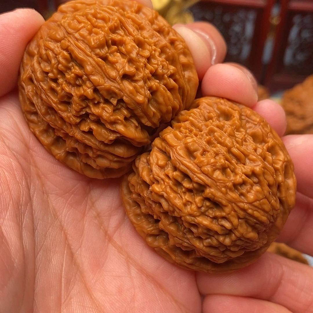 文玩核桃把件毕业全品南疆石40.9尺