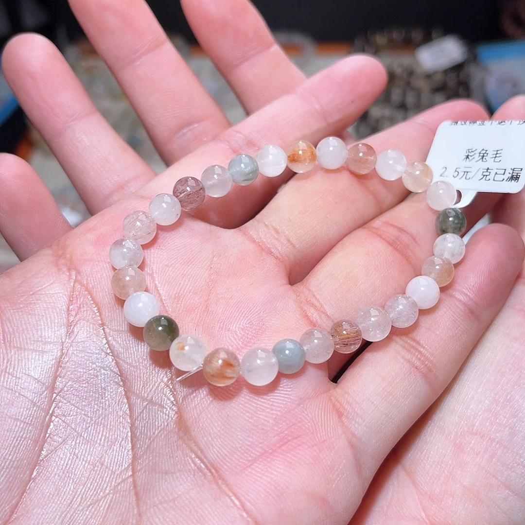 水晶手链未镶嵌172号主图手串  6+