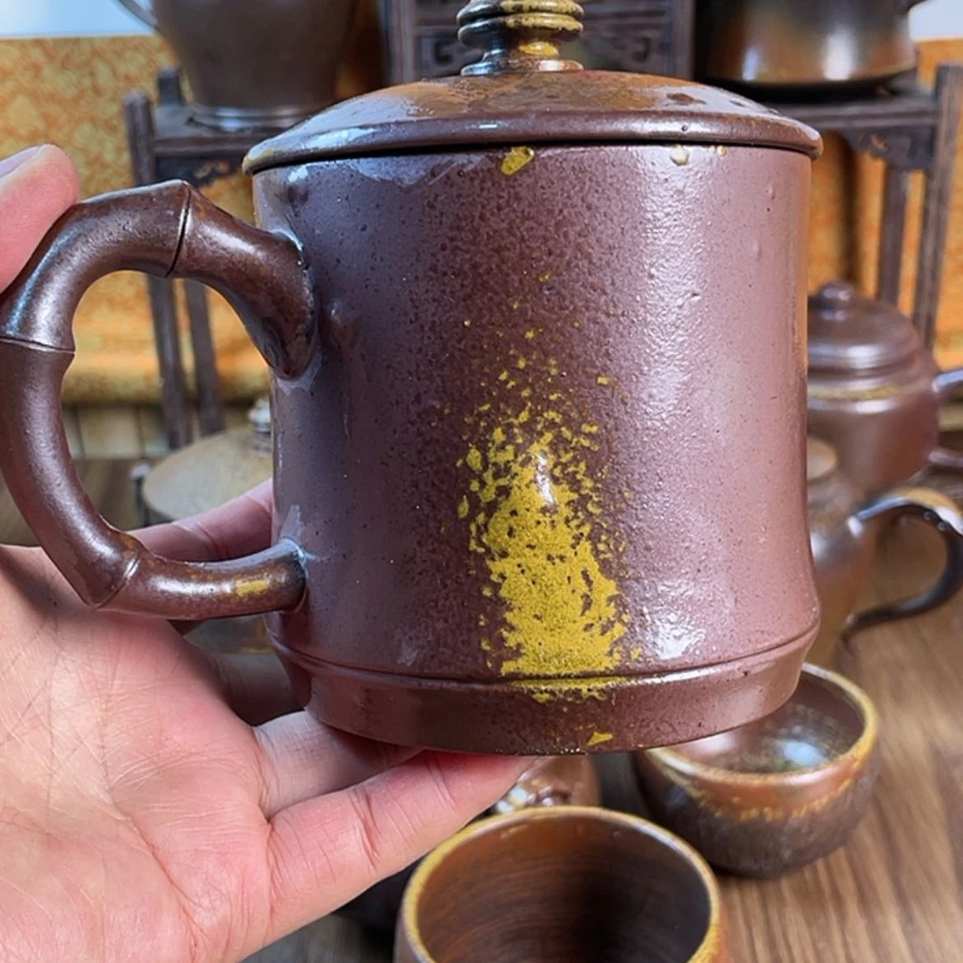 【闪购商品】a**x柴烧盖杯容量500毫升左右瑕疵