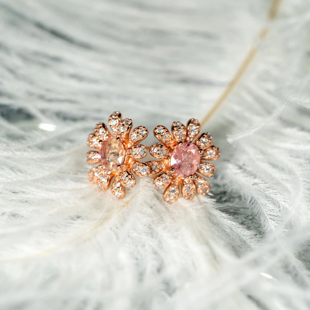 50425-GSDCP6碧玺耳钉