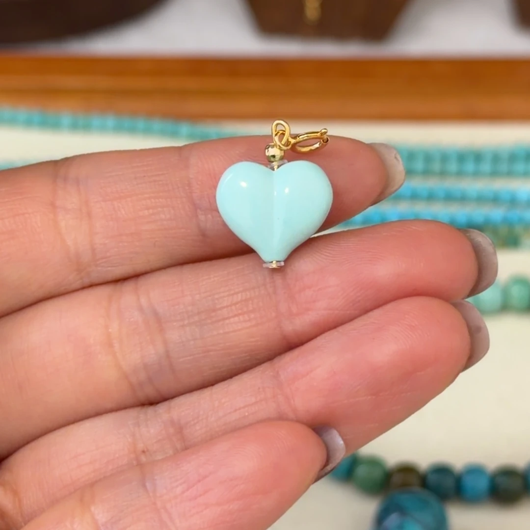 绿松石银S925镶嵌