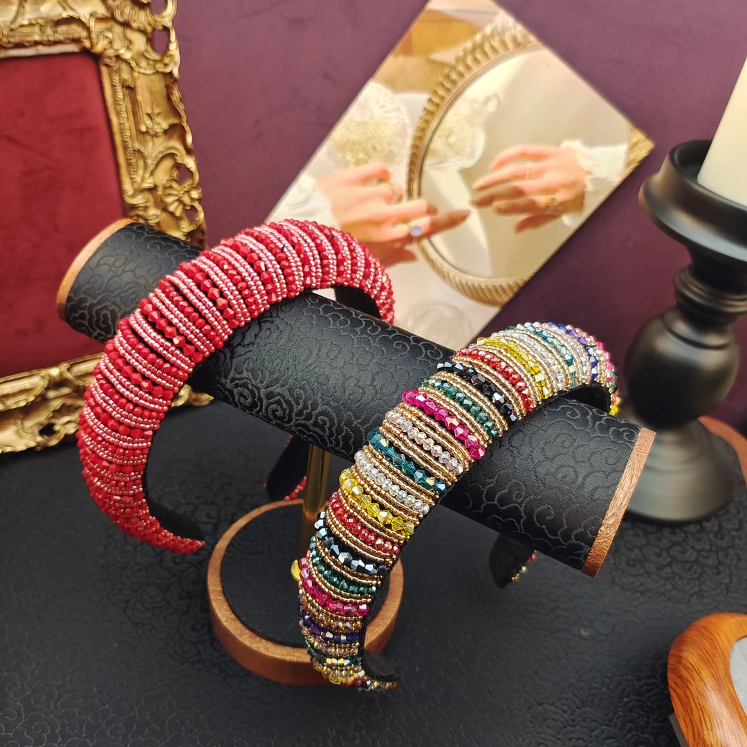 七彩满面珠珠发箍AZ514