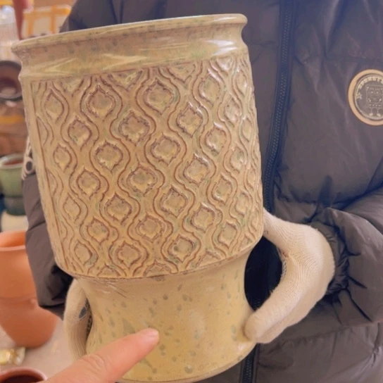 紫砂花盆高30口20———-