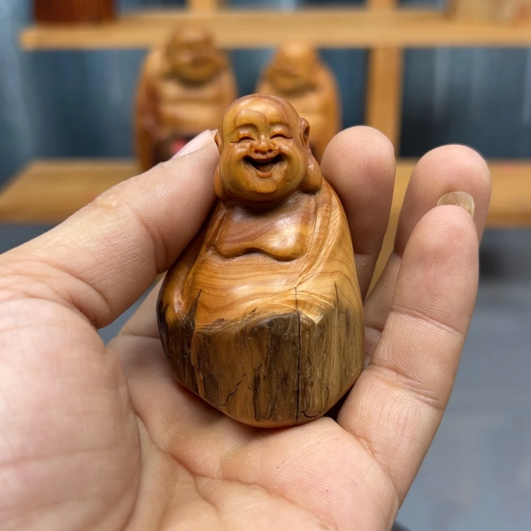理***岁木崖柏木摆件手把件