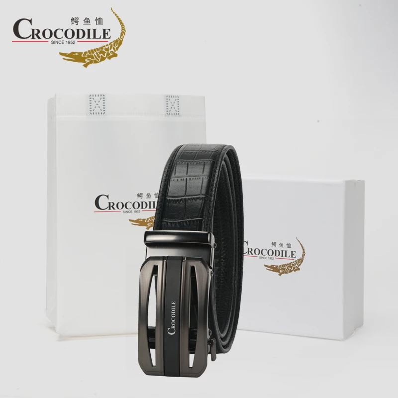 鳄鱼恤男士商务皮带CD0023