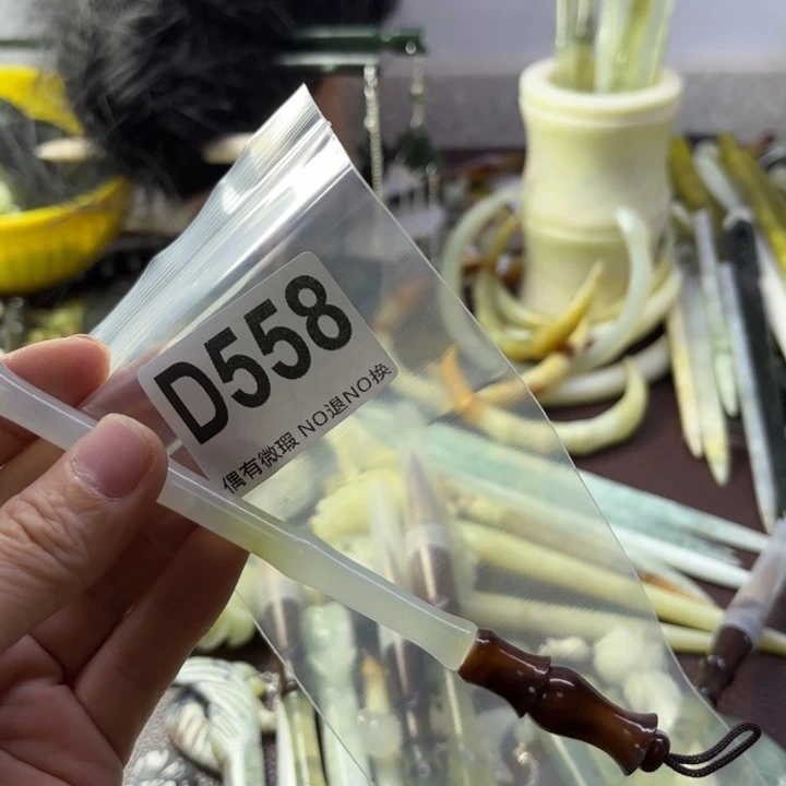 蛇纹石玉发饰合金钻*