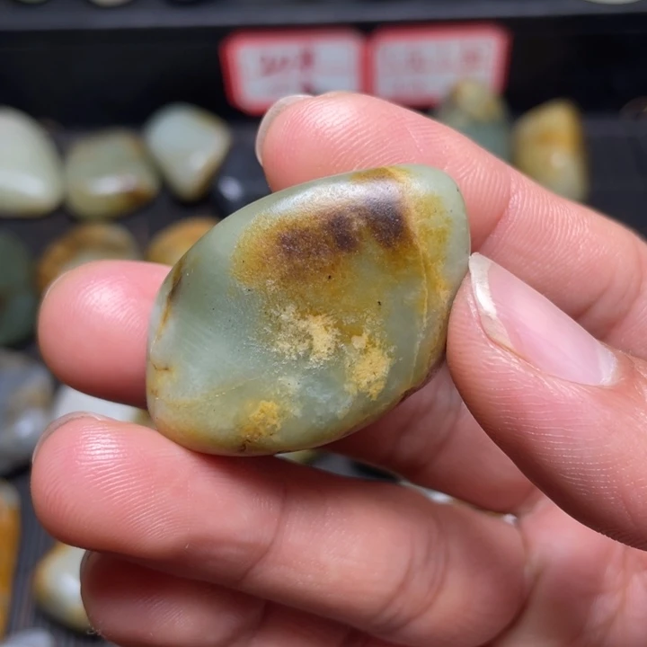 和田玉未镶嵌挂件67