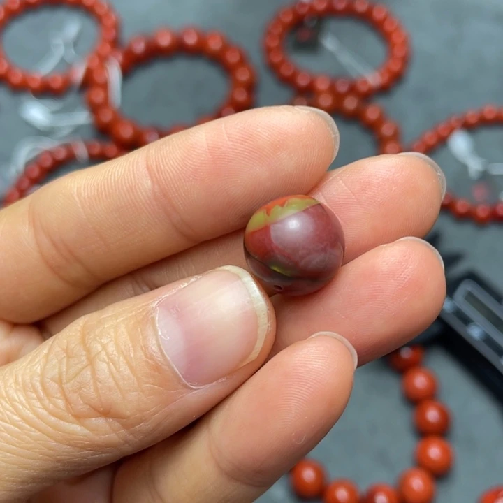 南红玛瑙单珠13多样性发1未镶嵌