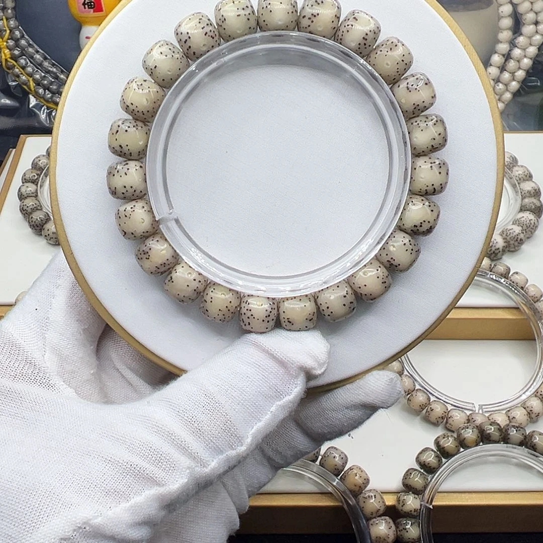 星月菩提手串骨瓷白10✖️9通体