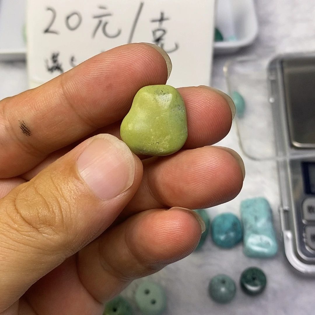 妖***怪未镶嵌高瓷军绿小牌子