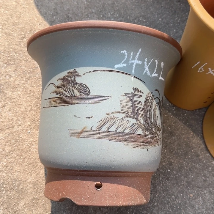 紫砂花盆特价清仓