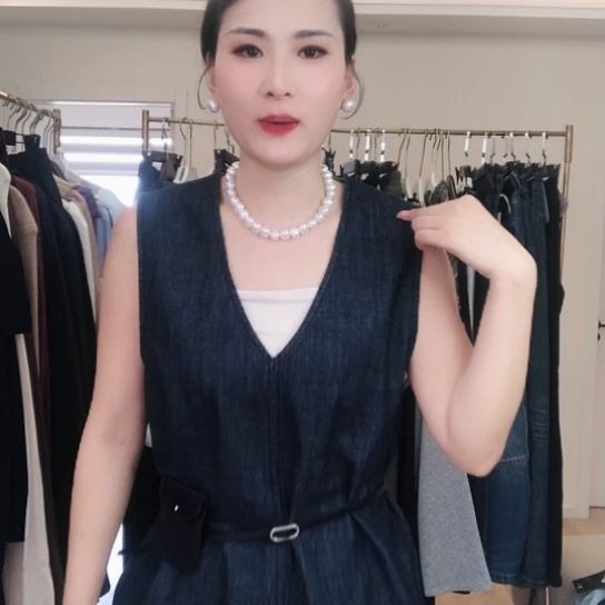 三醋酯纤维德绒斜纹呢服装套装牛仔