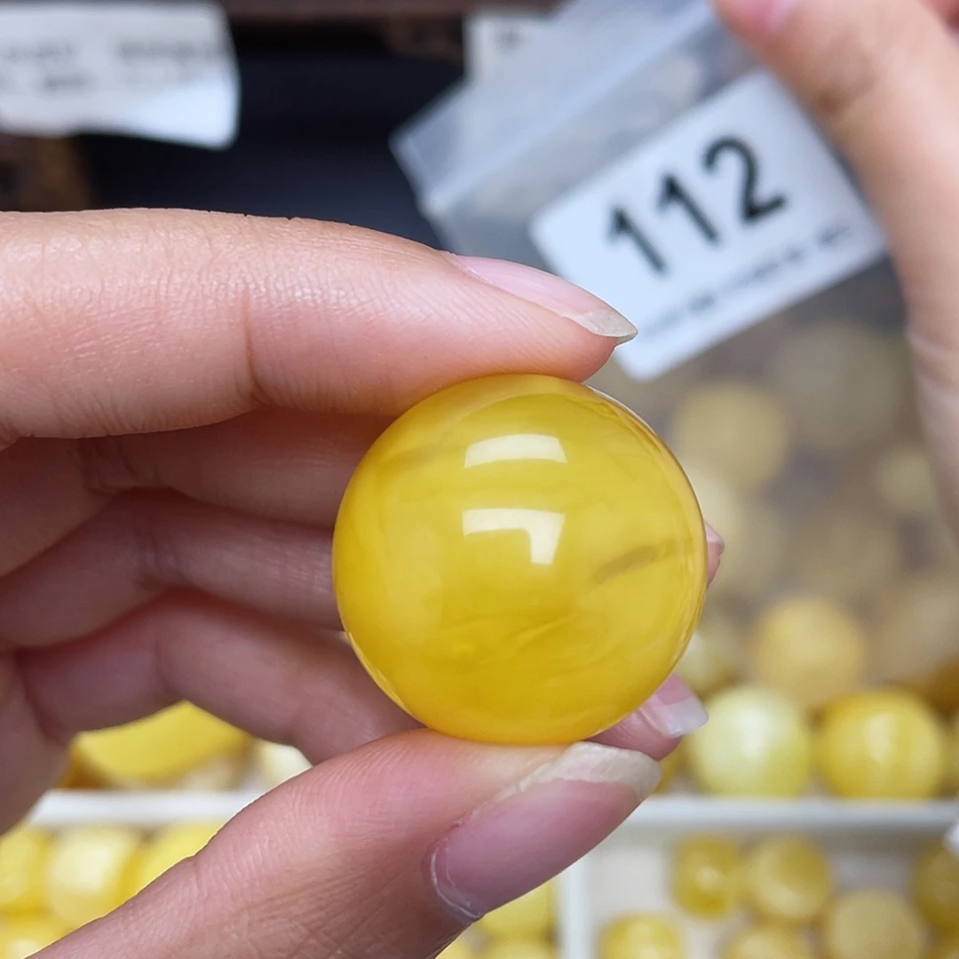 蜜蜡未镶嵌珠宝奇石粉23.4