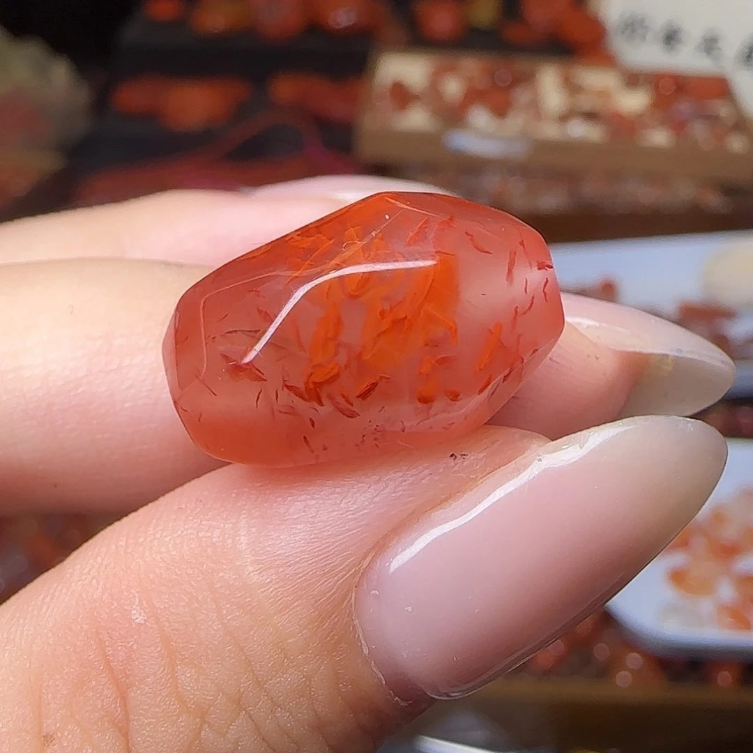 南红玛瑙未镶嵌吊坠(不含链)