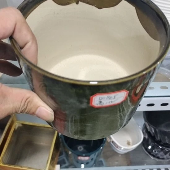 微瑕陶瓷花盆满12包邮微瑕陶瓷盆满12包邮