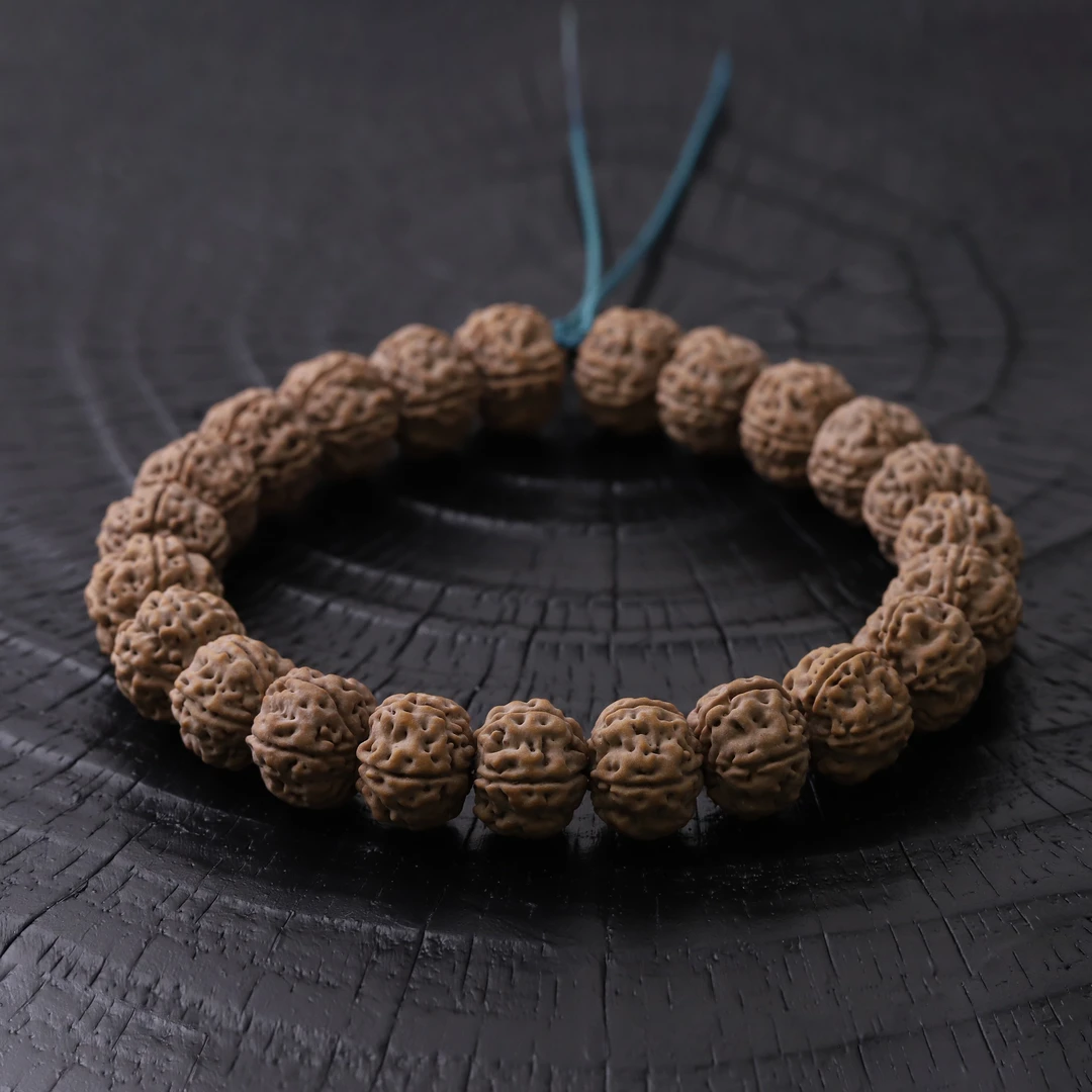 S8272【老树王大尺手串】老树南瓜双龙小金刚菩提单圈文玩手串