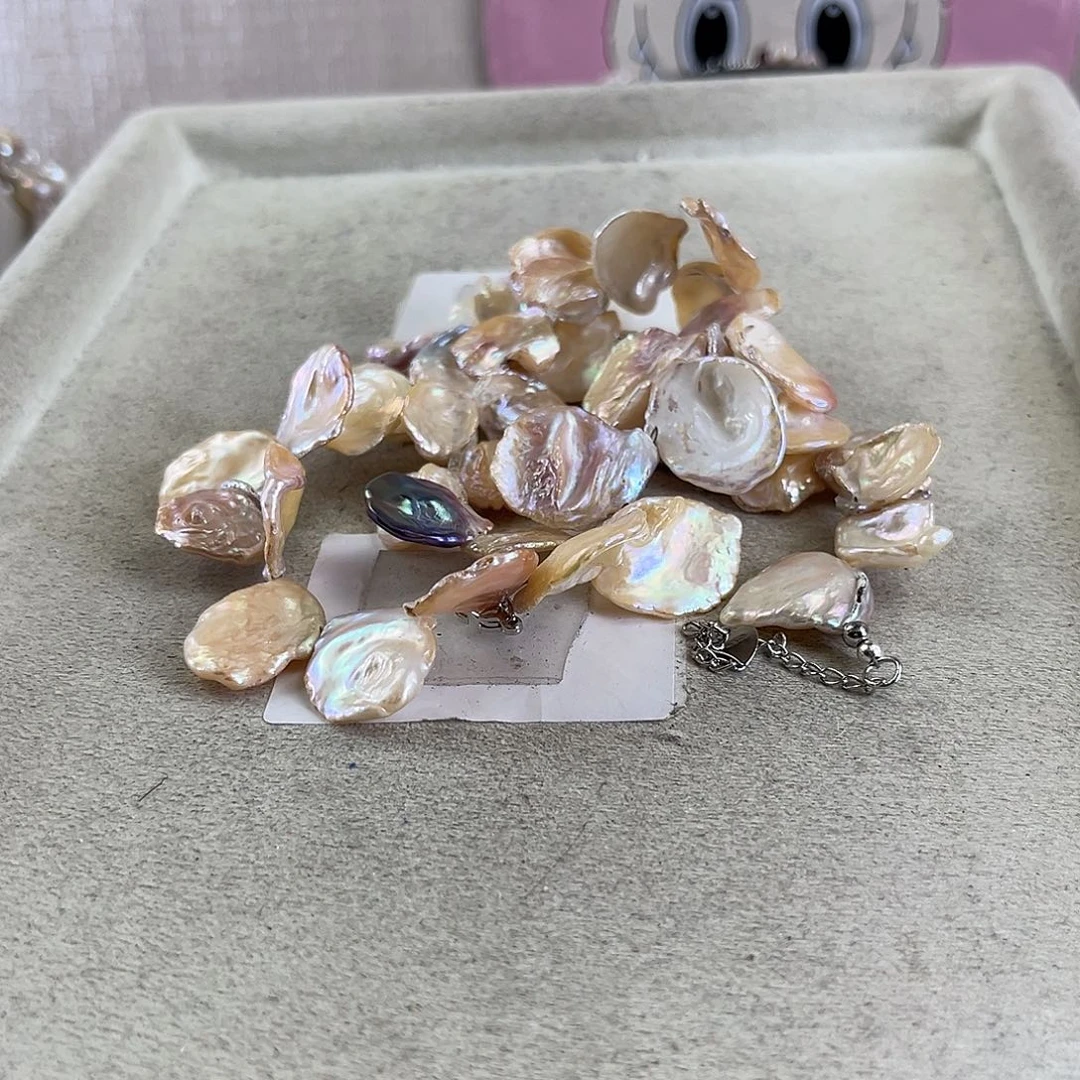 淡水珍珠未镶嵌项链【纯恬】