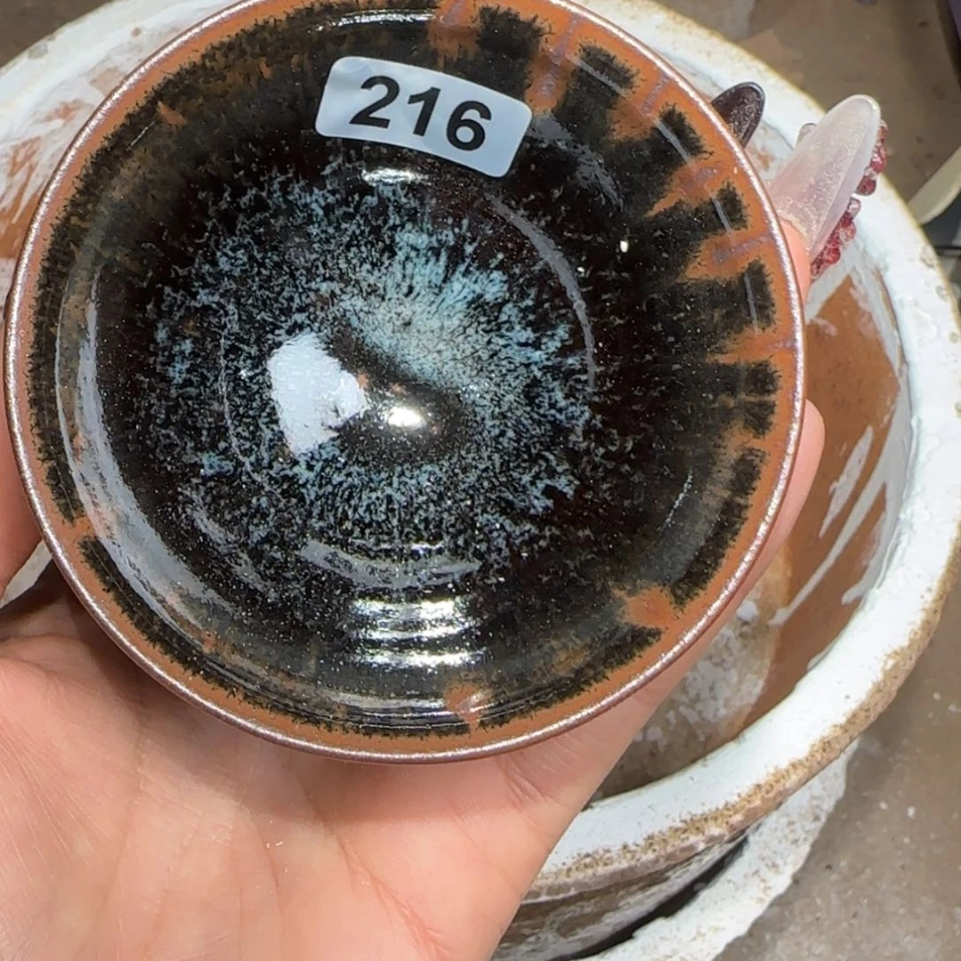 茶盏龙窑柴烧原矿原釉216