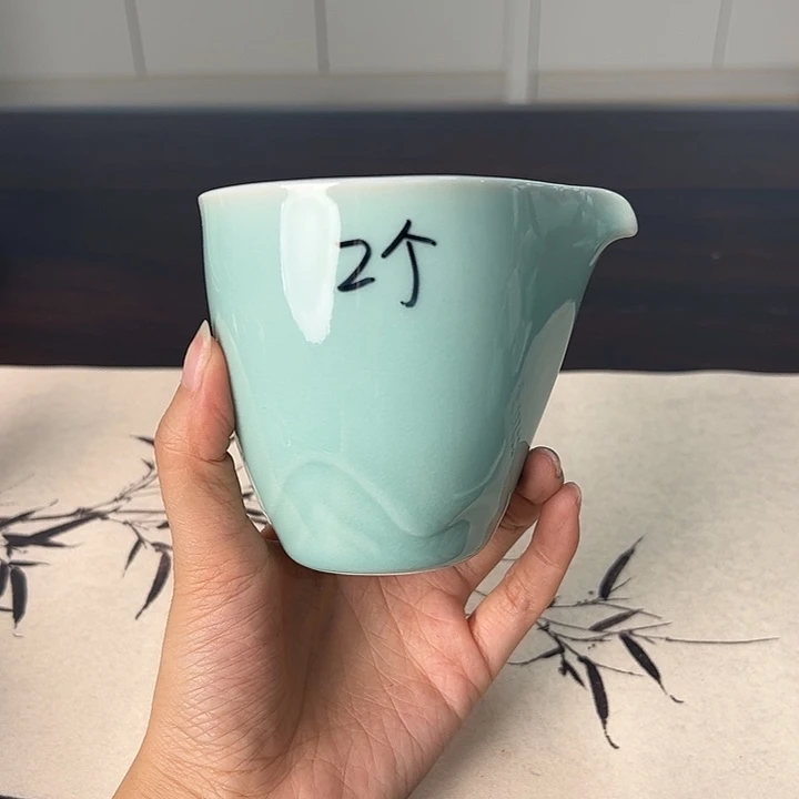 龙泉云间青瓷小米茶器