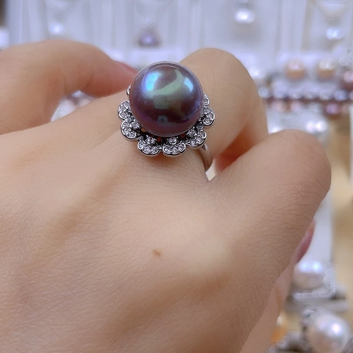 戒指未镶嵌淡水珍珠