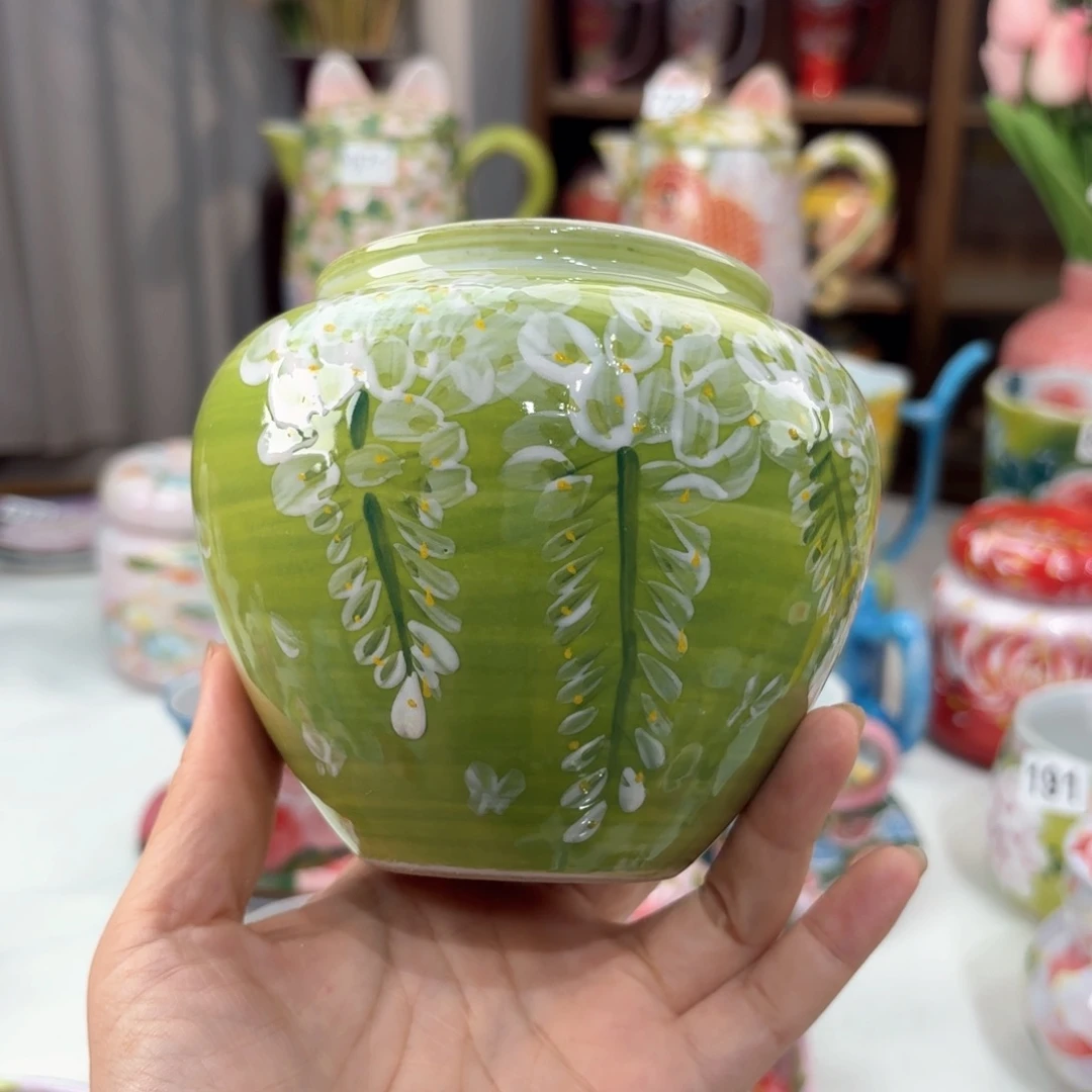 景德镇手绘高温釉下彩陶瓷茶具