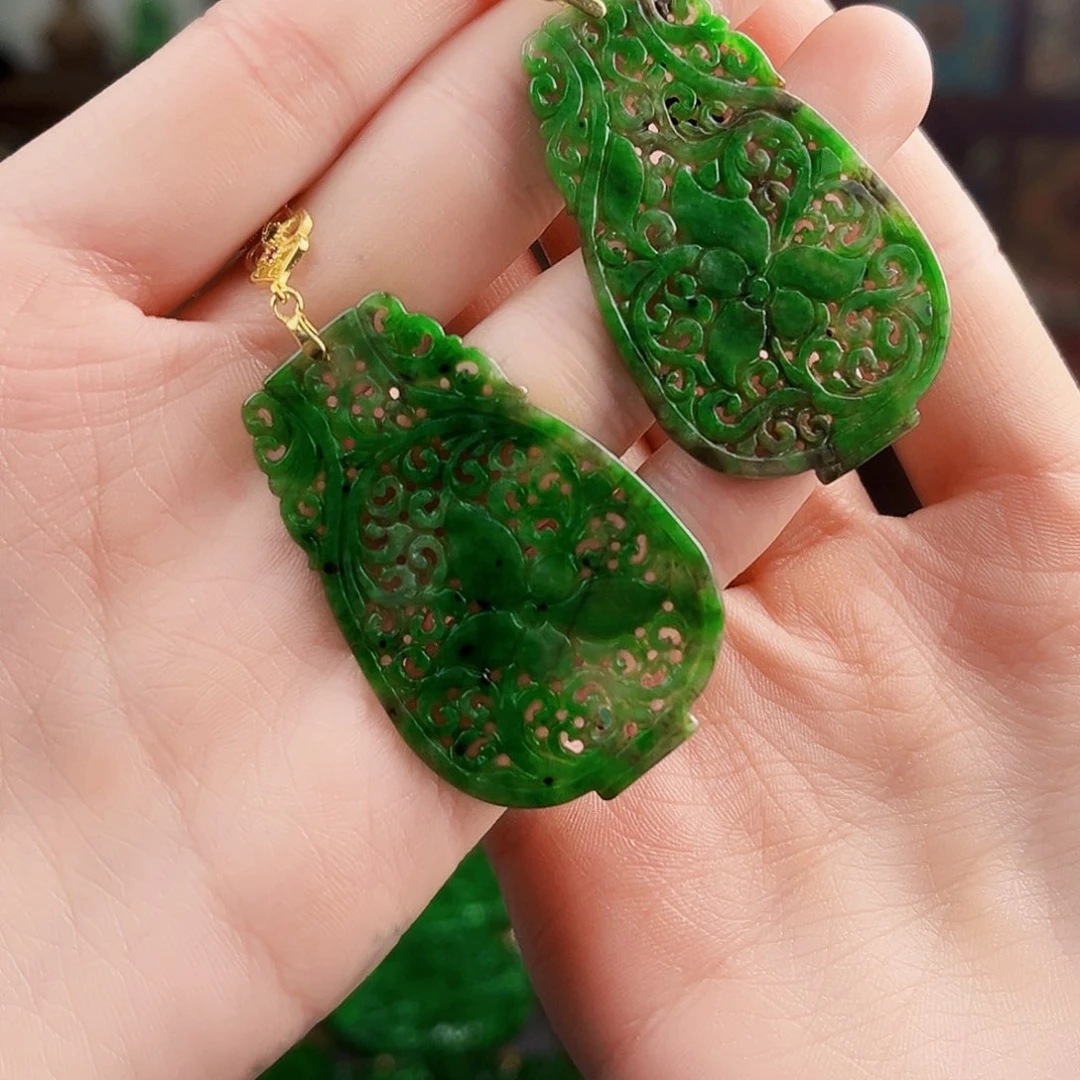 颈饰银S925镶嵌翡翠多样性