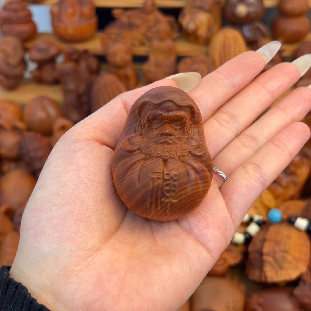 柏木（崖柏）达摩手把件