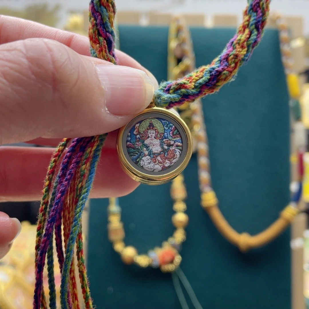 吊坠圣*唐卡的制作方法与技巧