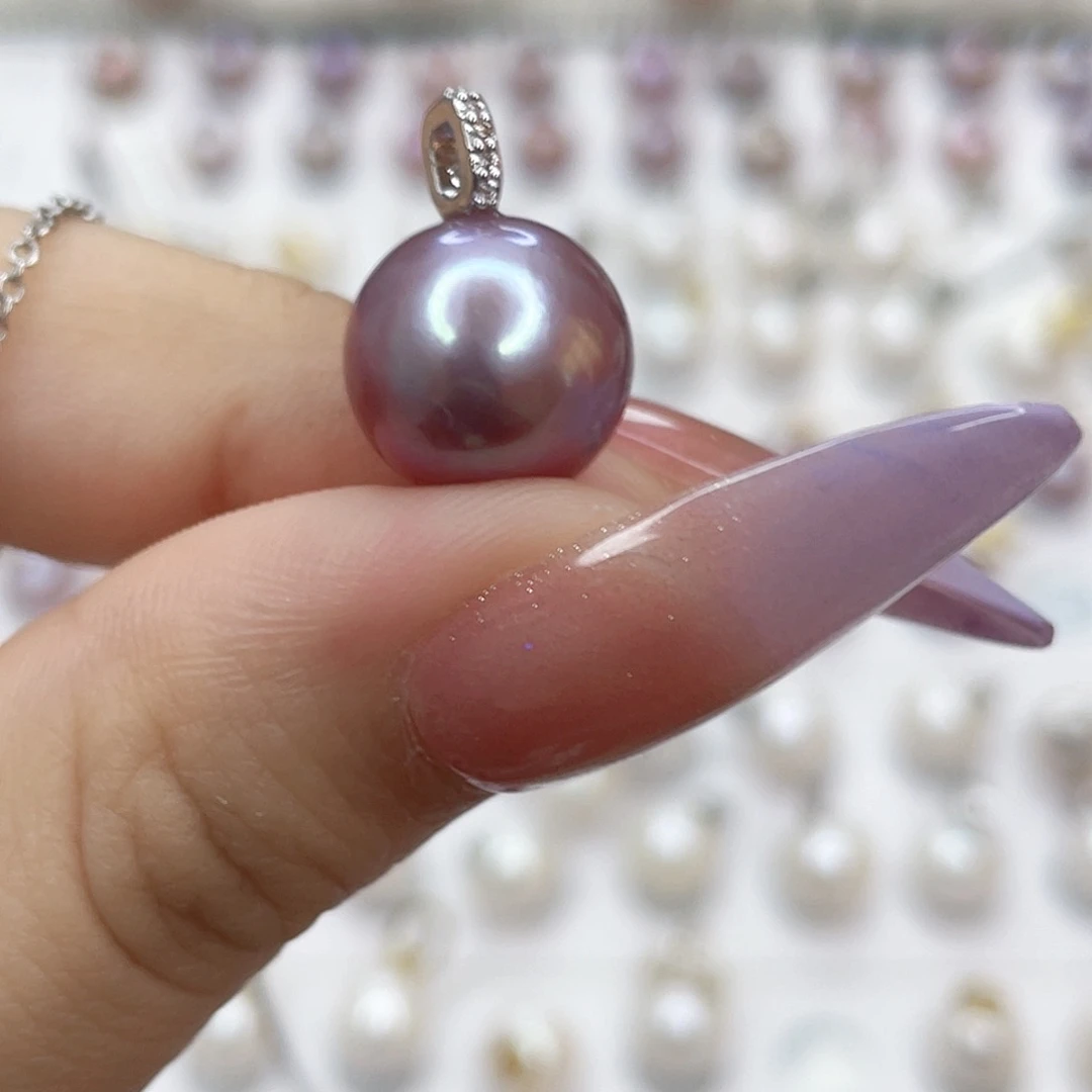 淡水珍珠未镶嵌吊坠(赠链)