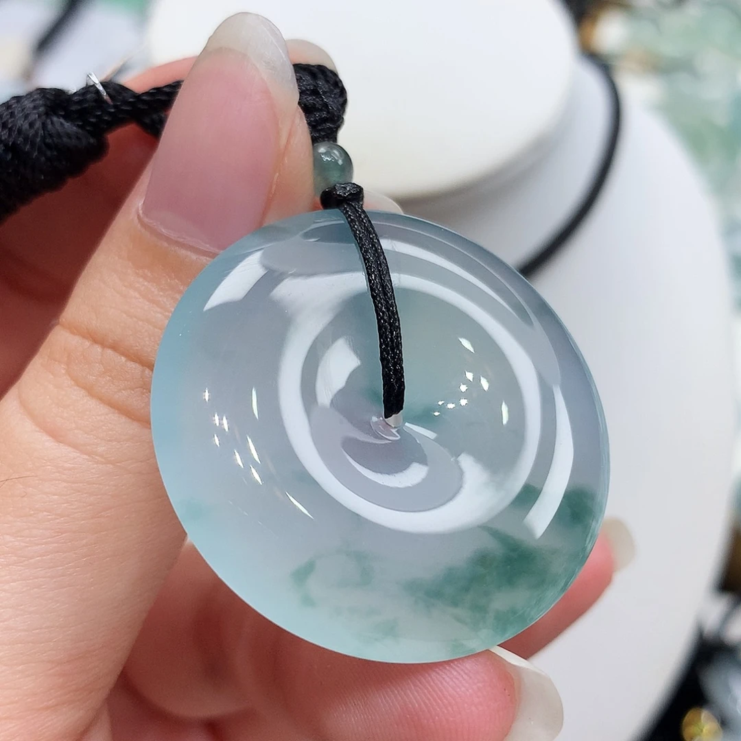 翡翠未镶嵌胸饰翡翠99，35.3/6.2