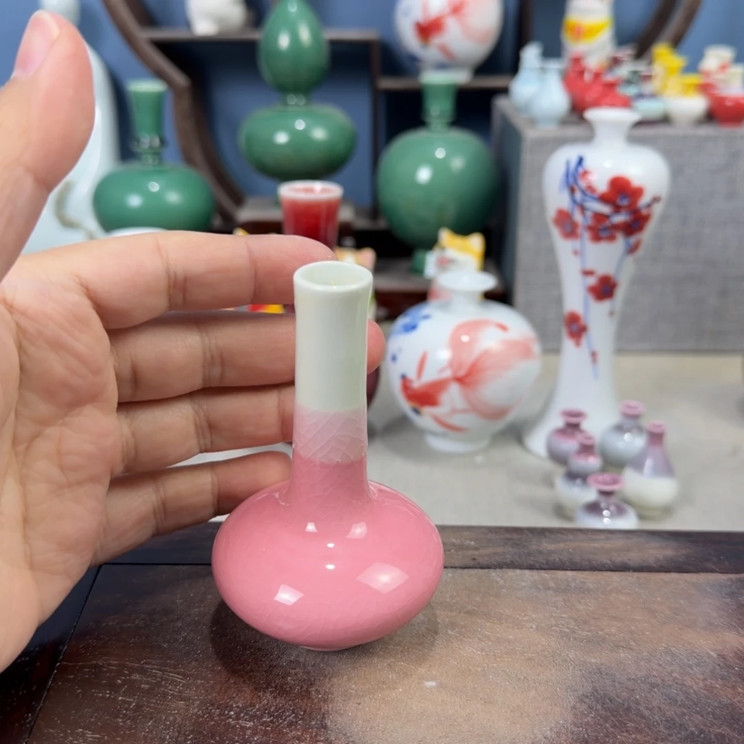 陶瓷手工小花器摆件
