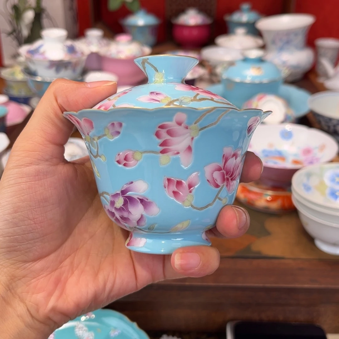 景德镇纯手绘陶瓷茶具