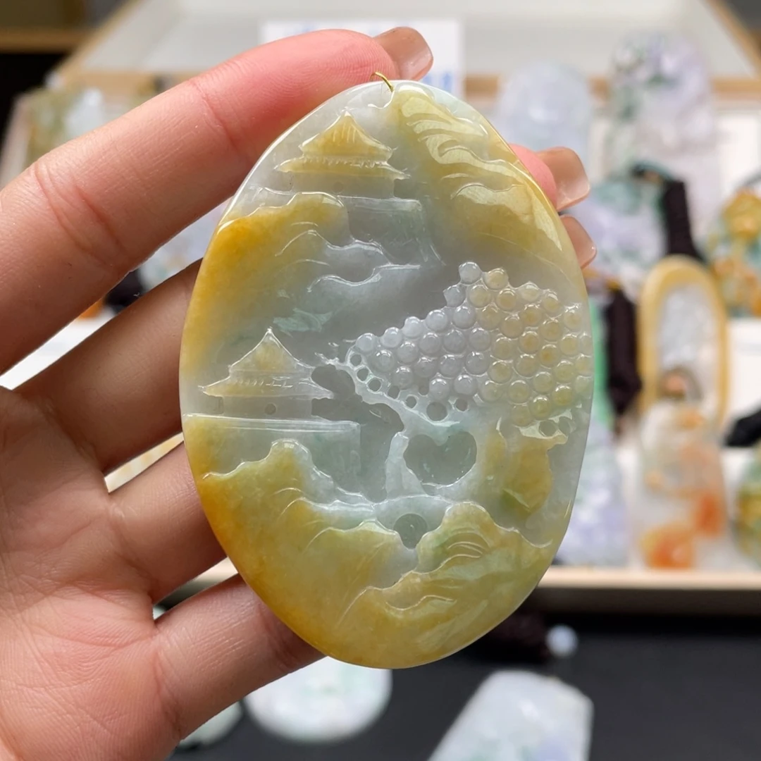 翡翠吊坠(不含链)未镶嵌