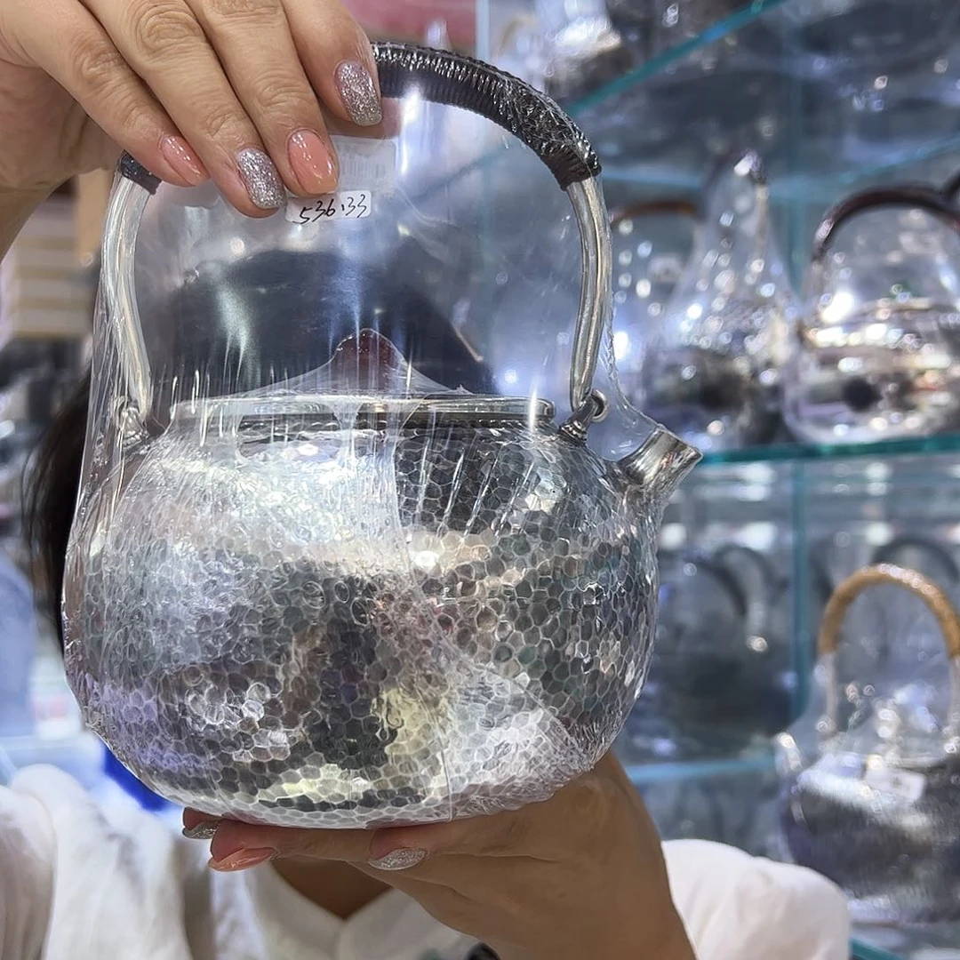 手工999烧水壶 锤纹