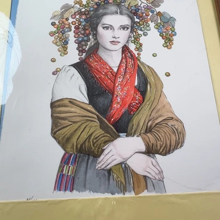 版画中古版画默认微瑕看好下单