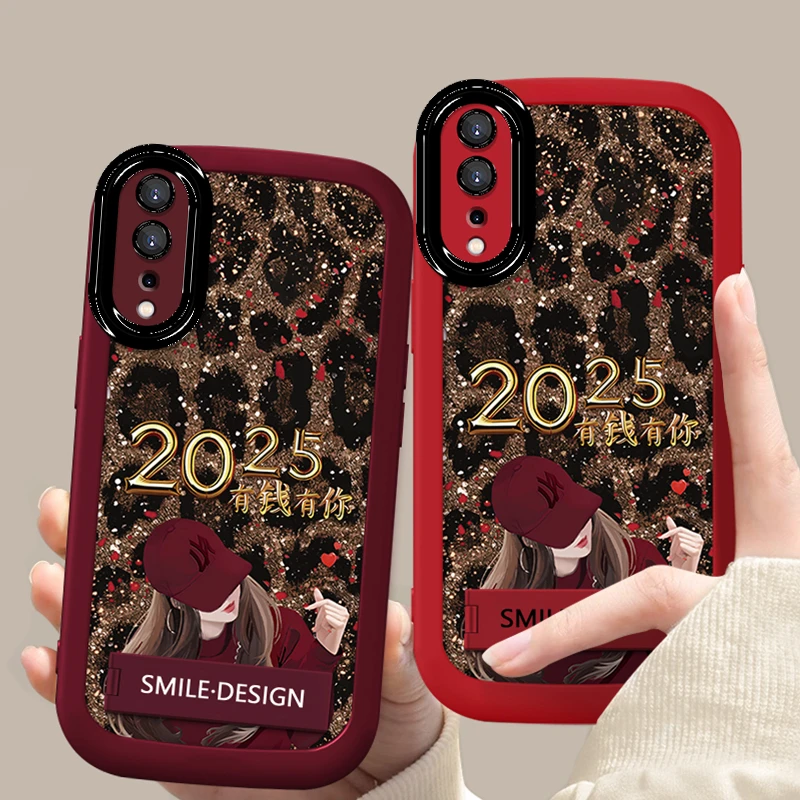 适用于【VIVO】IQOONEO/Y7S/Z5新款豹纹有钱比心女孩防摔手机壳