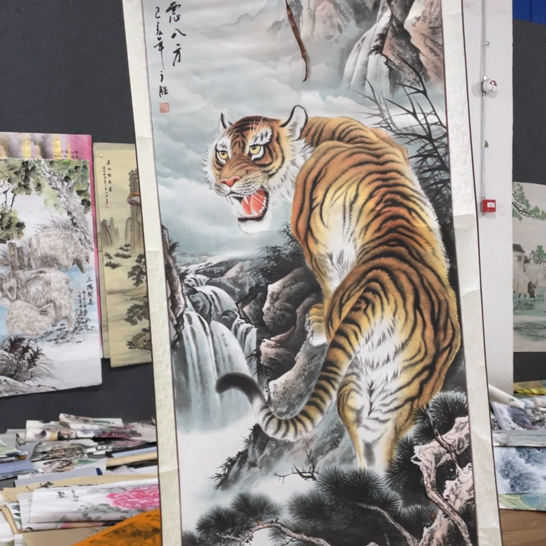 国画国画作品画心一张