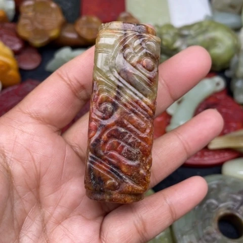 和田玉颈饰未镶嵌55