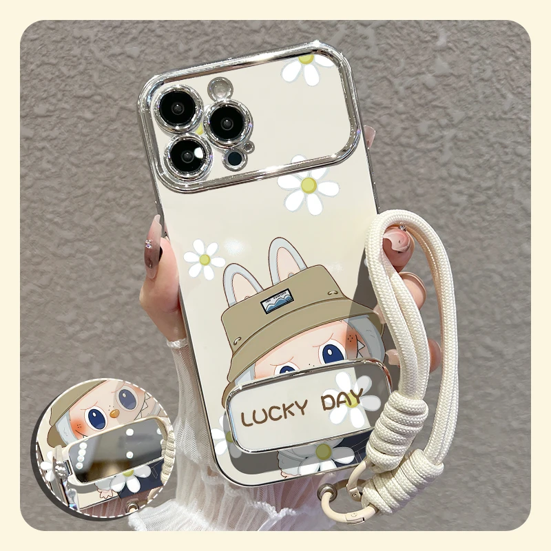 【苹果/华为/vivo/oppo/小米】适用花朵布布大视窗手机壳硅胶防摔