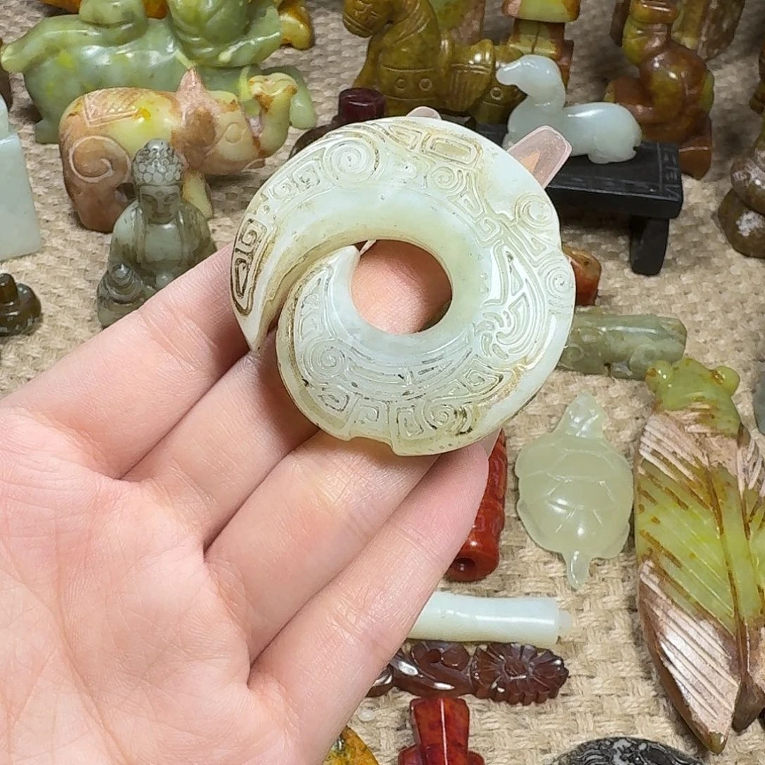 白玉菩提吊坠挂件