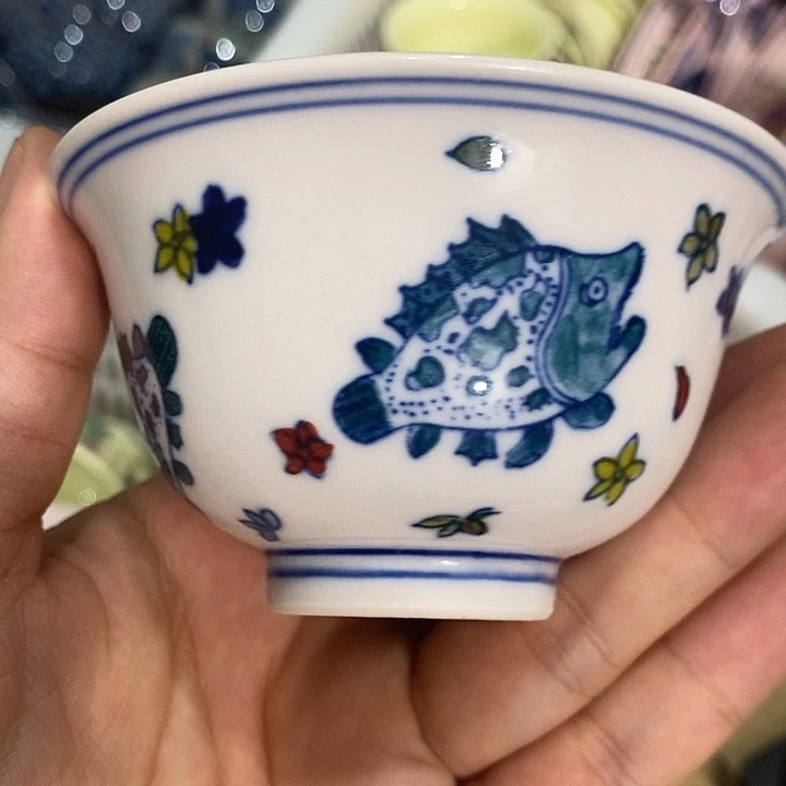 摆件景德镇陶瓷主人杯24667