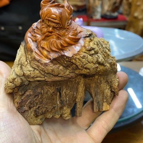 柏木漆**阁太行崖柏根雕